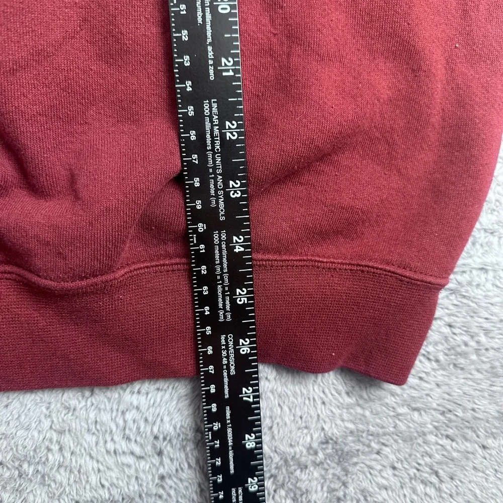 Soffe Sweatshirt Mens Large Maroon Camp Lejeune‎ US Marines Vintage 90s USA Made
